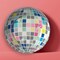 Birthday Beats Disco Ball Paper Dessert Plates 8 Count Party Tableware 7 Inch